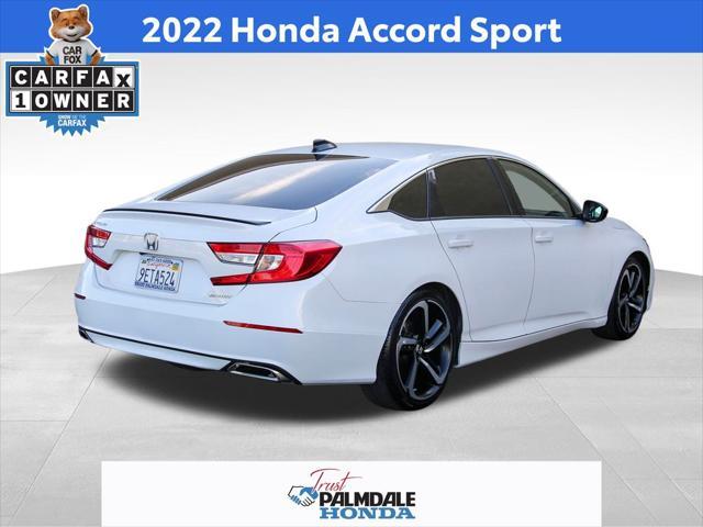 used 2022 Honda Accord car, priced at $26,206