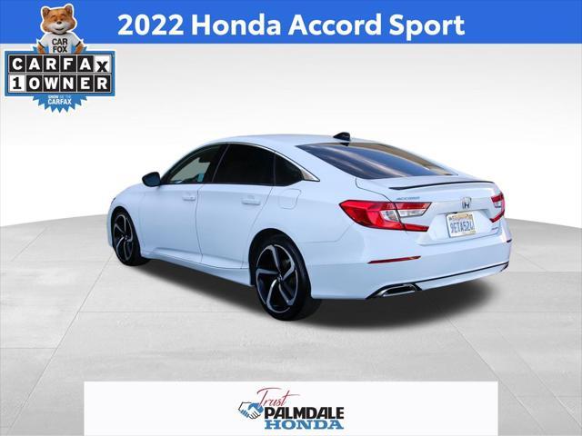 used 2022 Honda Accord car, priced at $26,206