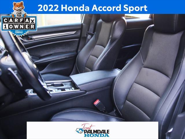 used 2022 Honda Accord car, priced at $26,206