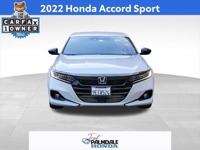 used 2022 Honda Accord car, priced at $26,206