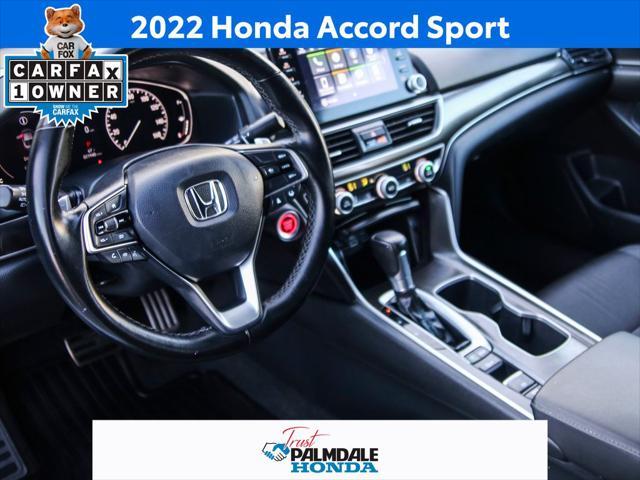 used 2022 Honda Accord car, priced at $26,206