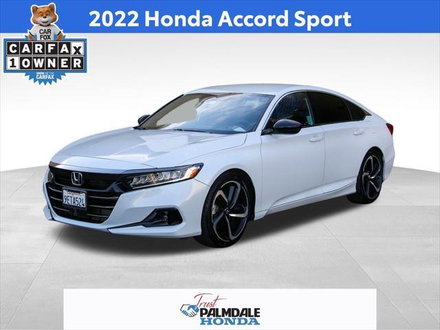 used 2022 Honda Accord car, priced at $26,206