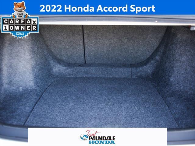 used 2022 Honda Accord car, priced at $26,206