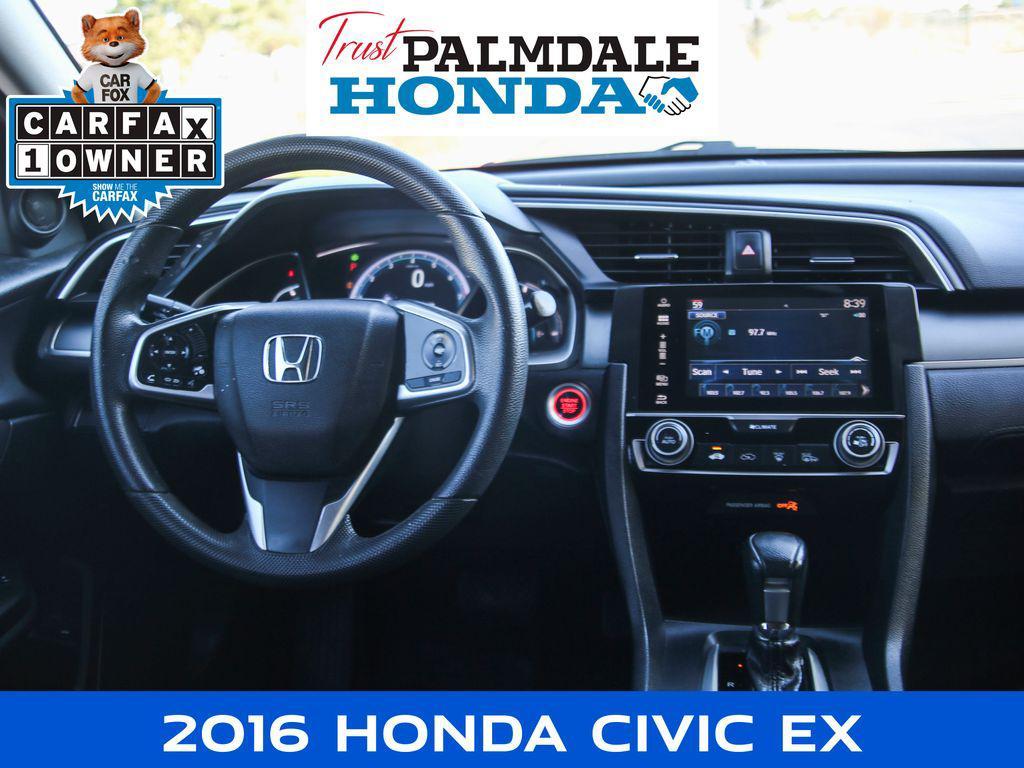 used 2016 Honda Civic car, priced at $13,494