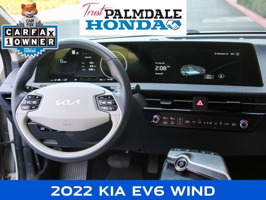 used 2022 Kia EV6 car, priced at $18,342