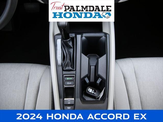 used 2024 Honda Accord car, priced at $27,319