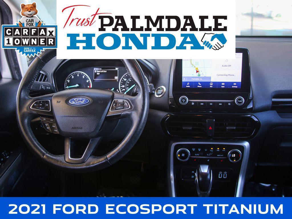used 2021 Ford EcoSport car, priced at $17,491