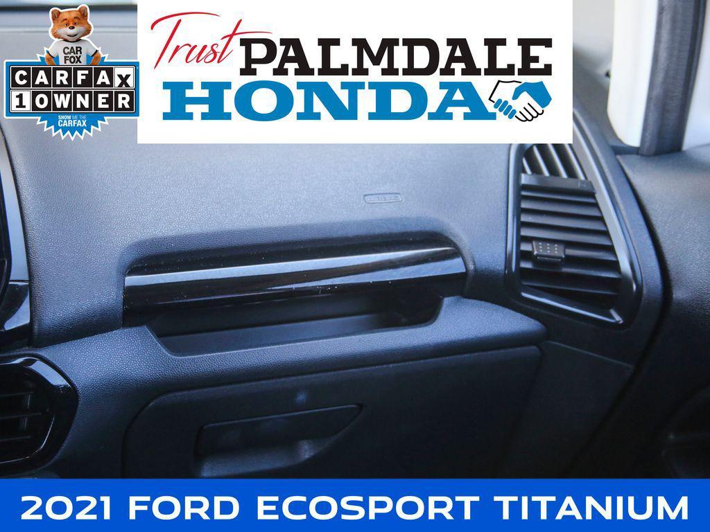 used 2021 Ford EcoSport car, priced at $17,491