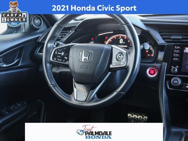 used 2021 Honda Civic car, priced at $23,825