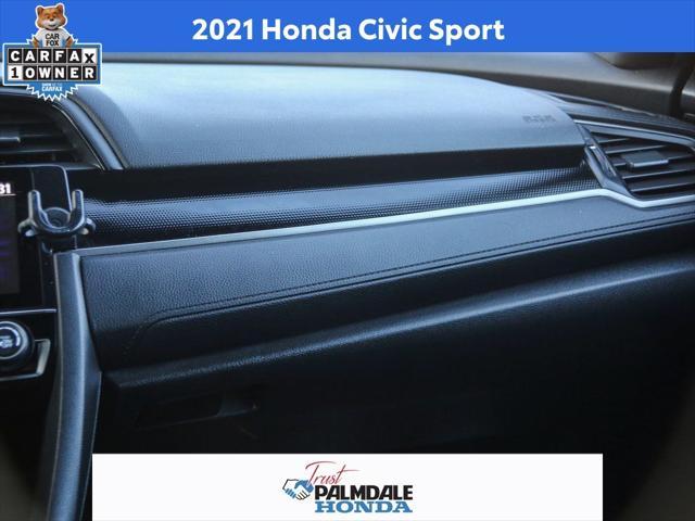 used 2021 Honda Civic car, priced at $23,825