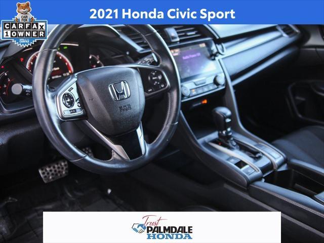 used 2021 Honda Civic car, priced at $23,825