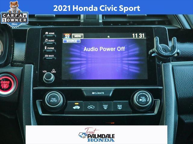 used 2021 Honda Civic car, priced at $23,825