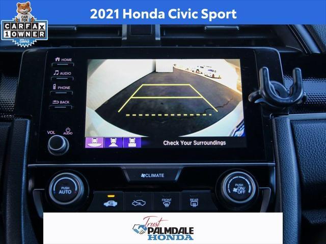 used 2021 Honda Civic car, priced at $23,825