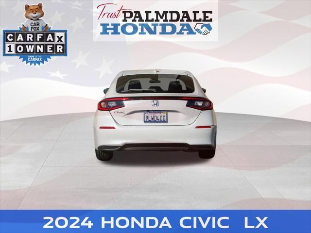 used 2024 Honda Civic car, priced at $24,991
