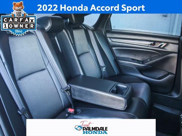 used 2022 Honda Accord car, priced at $29,491