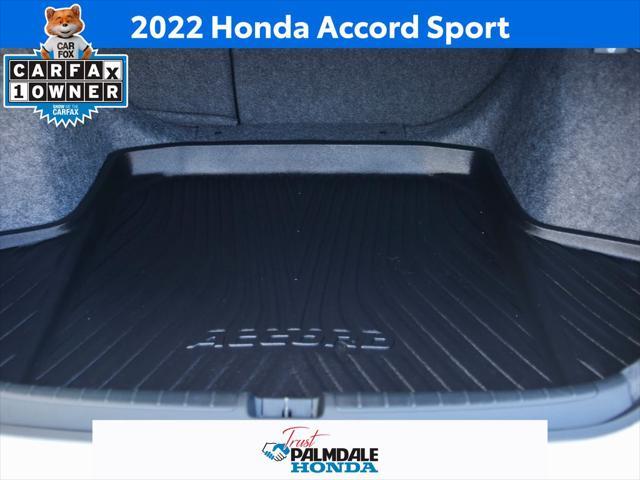 used 2022 Honda Accord car, priced at $29,491