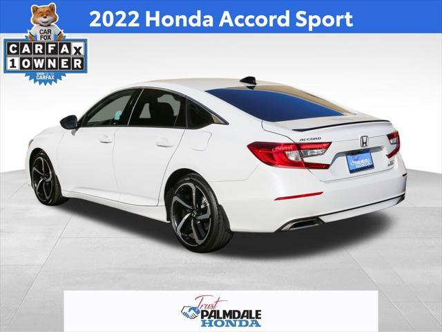 used 2022 Honda Accord car, priced at $29,491