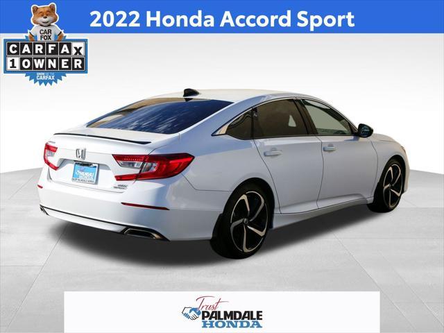 used 2022 Honda Accord car, priced at $29,491