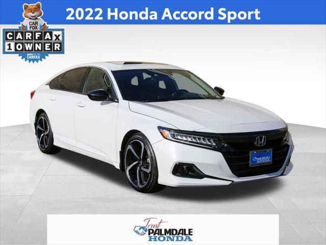 used 2022 Honda Accord car, priced at $29,491