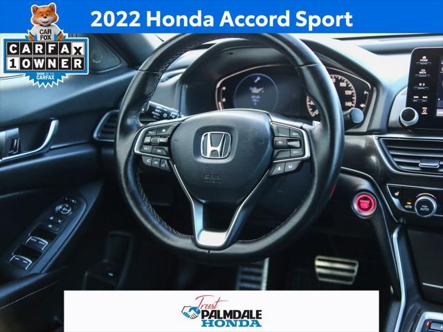 used 2022 Honda Accord car, priced at $29,491