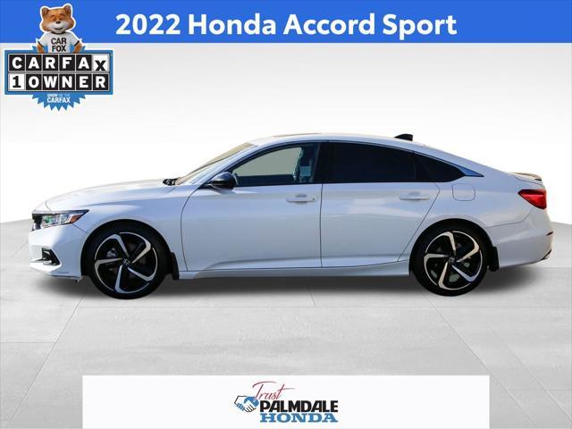 used 2022 Honda Accord car, priced at $29,491