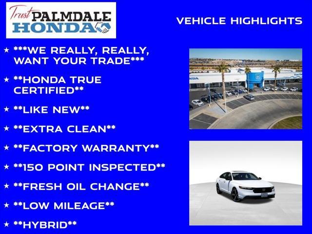 used 2025 Honda Accord Hybrid car, priced at $31,781