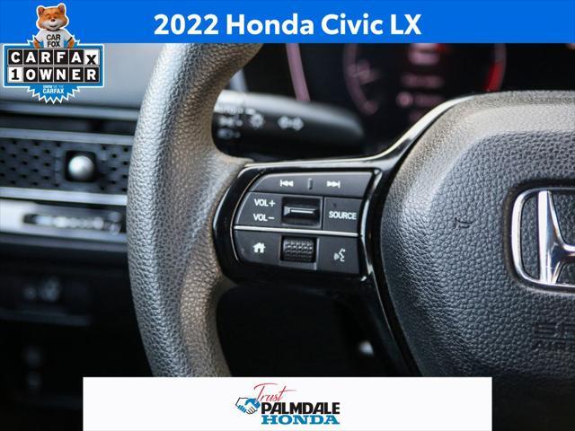 used 2022 Honda Civic car, priced at $22,991