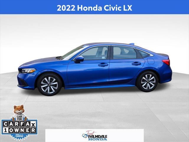 used 2022 Honda Civic car, priced at $21,991