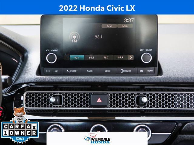 used 2022 Honda Civic car, priced at $21,991