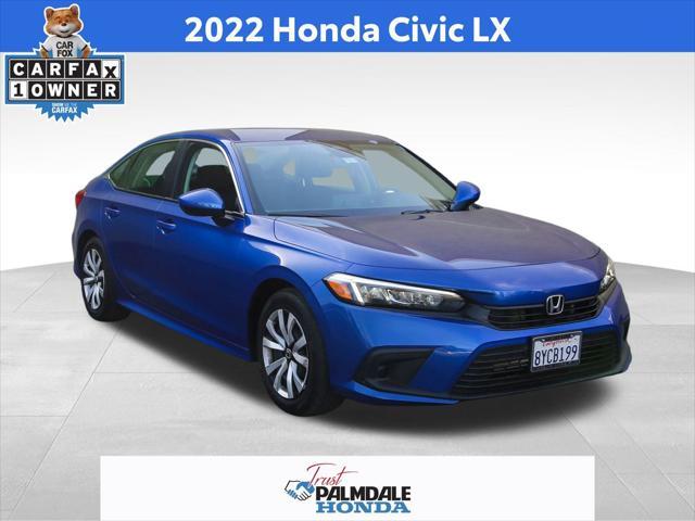 used 2022 Honda Civic car, priced at $22,991