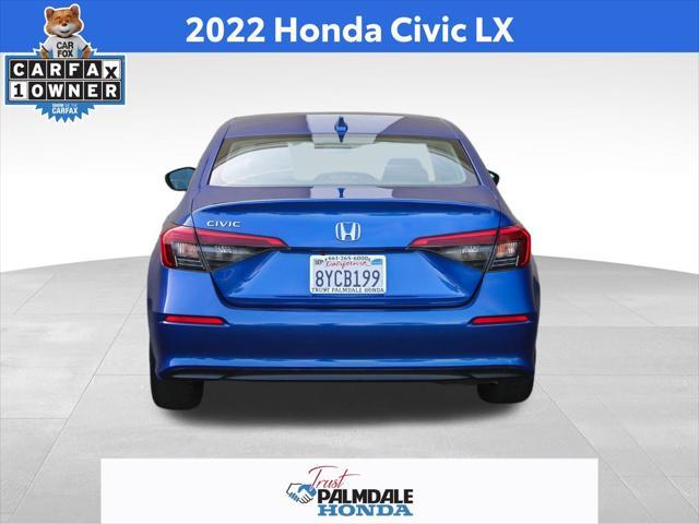 used 2022 Honda Civic car, priced at $22,991