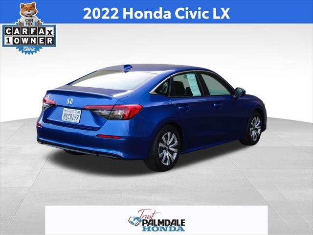 used 2022 Honda Civic car, priced at $22,991