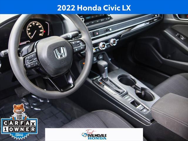 used 2022 Honda Civic car, priced at $21,991