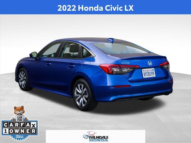 used 2022 Honda Civic car, priced at $21,991