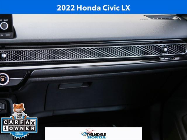 used 2022 Honda Civic car, priced at $21,991