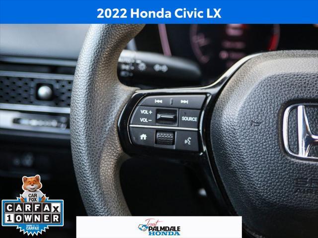 used 2022 Honda Civic car, priced at $21,991