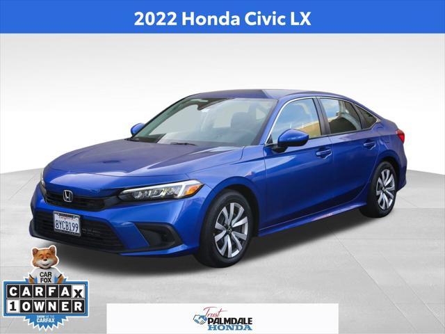 used 2022 Honda Civic car, priced at $21,991