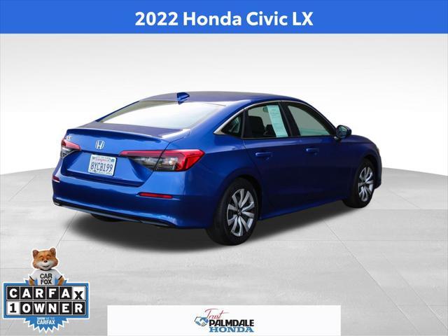 used 2022 Honda Civic car, priced at $21,991