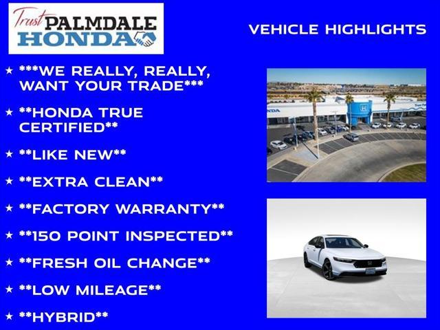 used 2025 Honda Accord Hybrid car, priced at $32,236