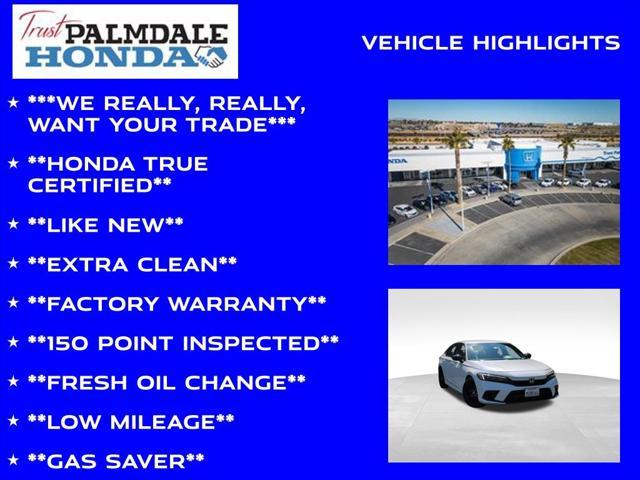 used 2024 Honda Civic car, priced at $24,991