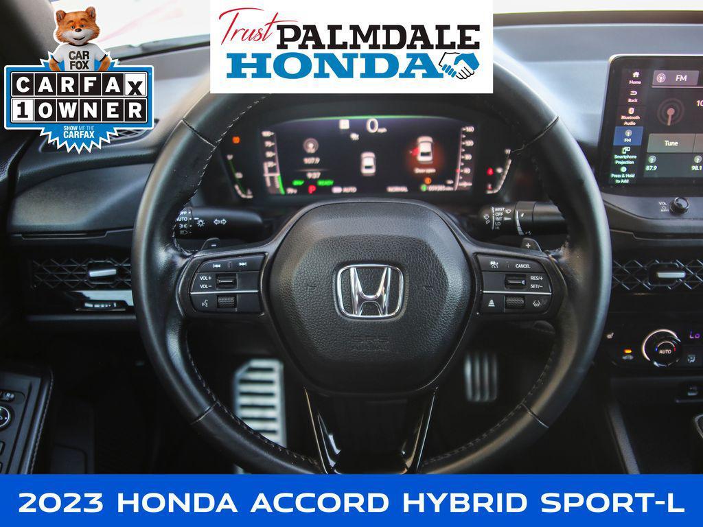 used 2023 Honda Accord Hybrid car, priced at $27,651