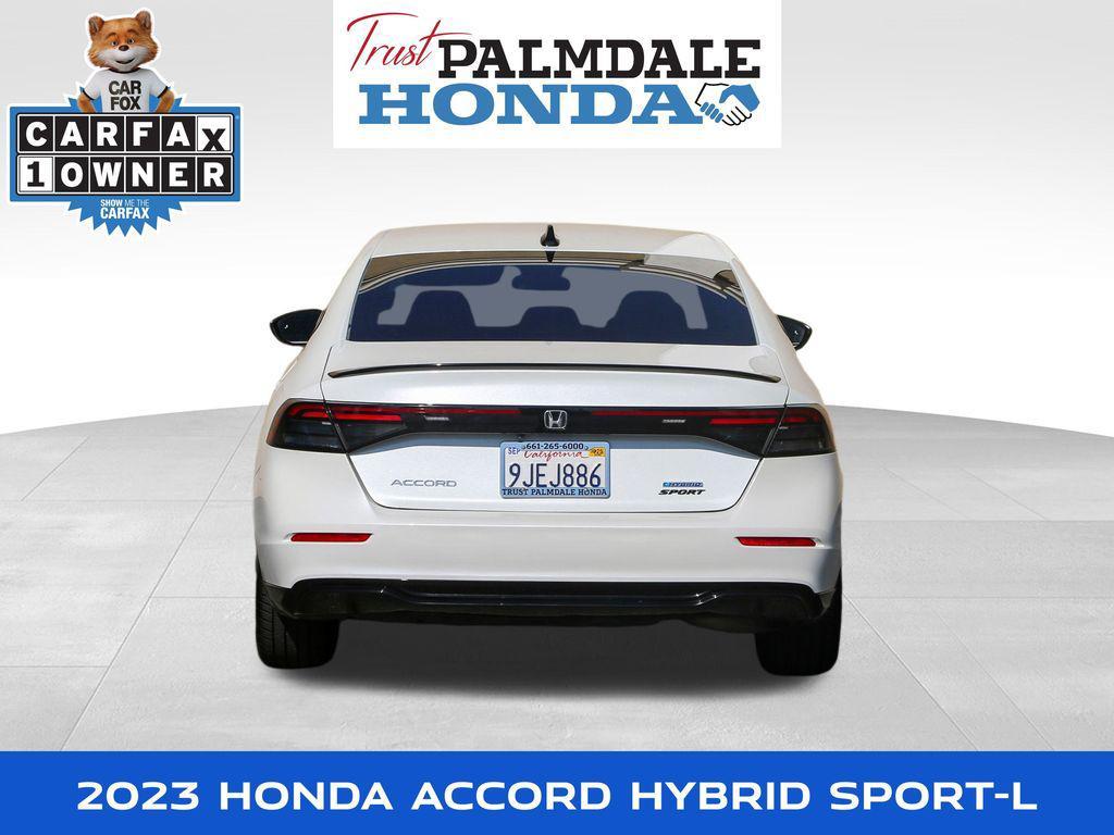 used 2023 Honda Accord Hybrid car, priced at $27,651