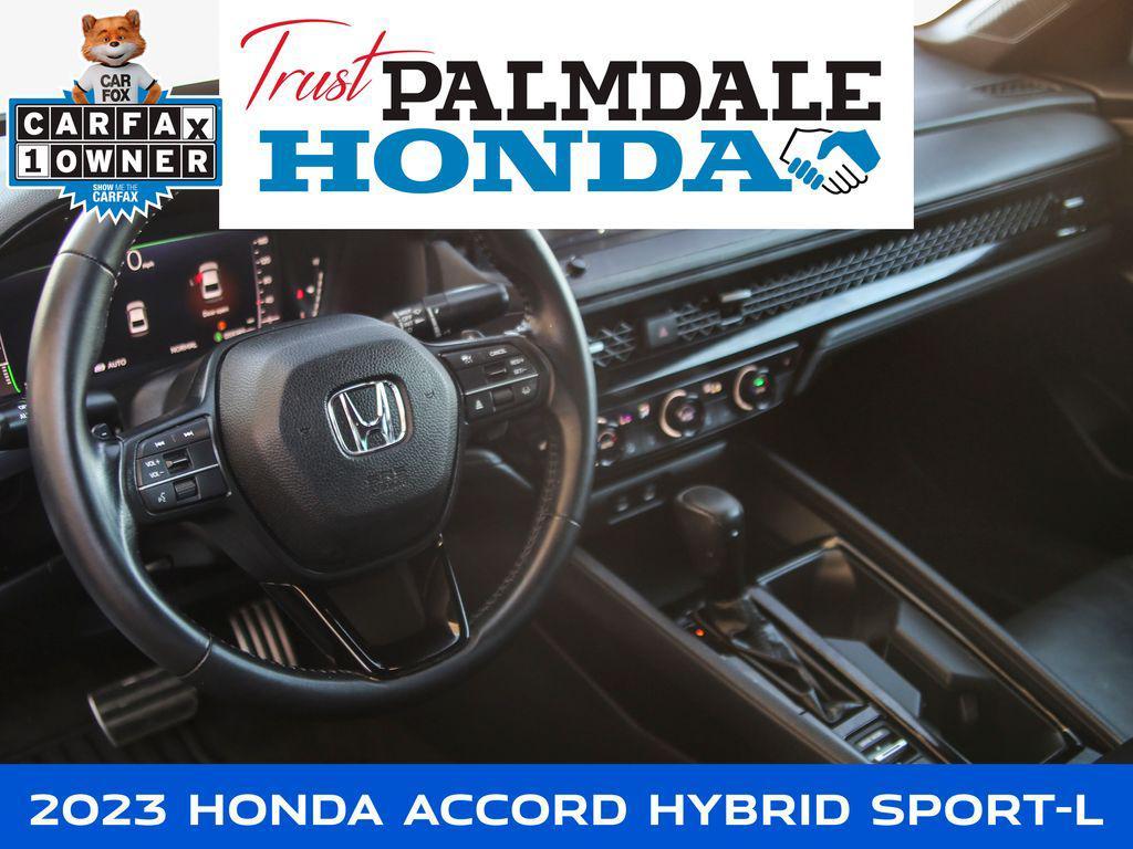 used 2023 Honda Accord Hybrid car, priced at $24,558