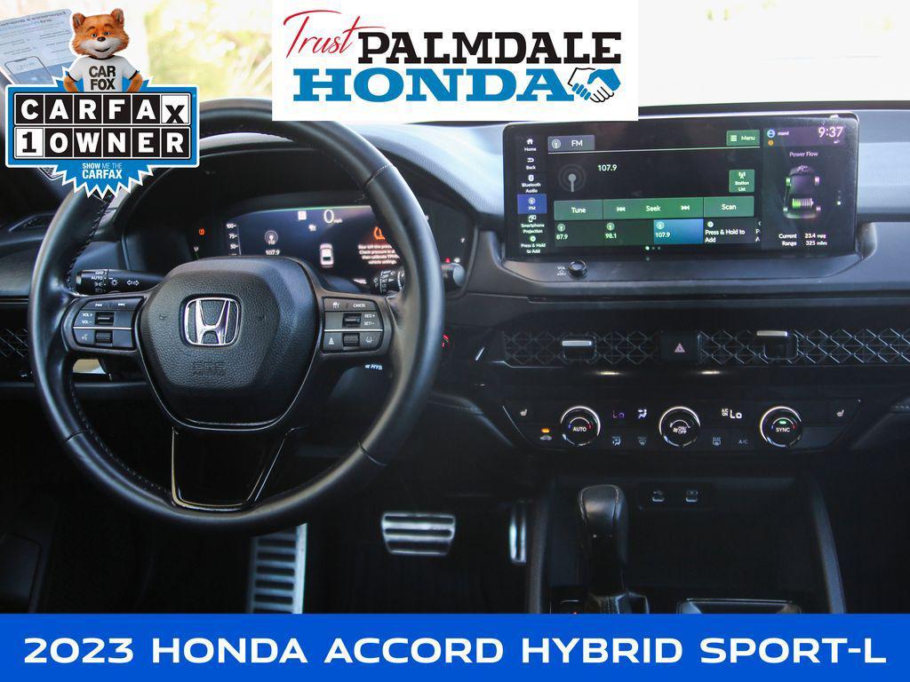 used 2023 Honda Accord Hybrid car, priced at $27,651
