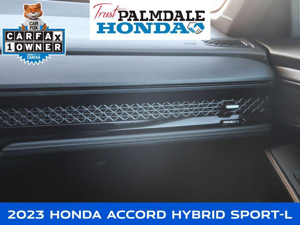 used 2023 Honda Accord Hybrid car, priced at $27,651