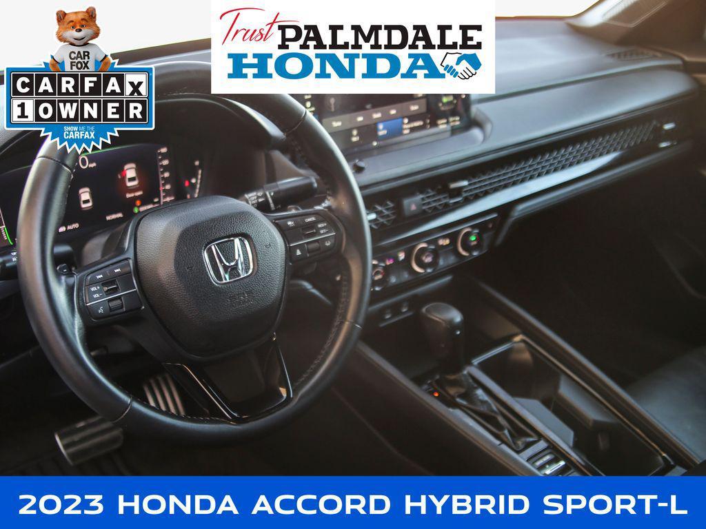 used 2023 Honda Accord Hybrid car, priced at $27,651