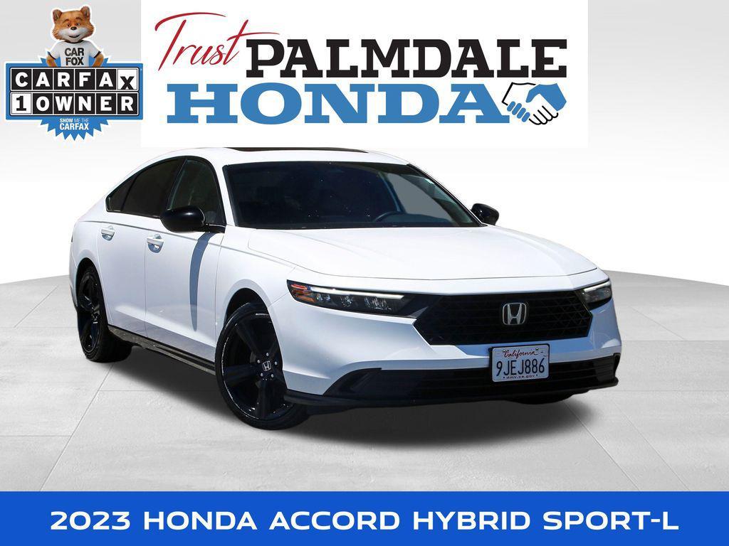 used 2023 Honda Accord Hybrid car, priced at $24,558