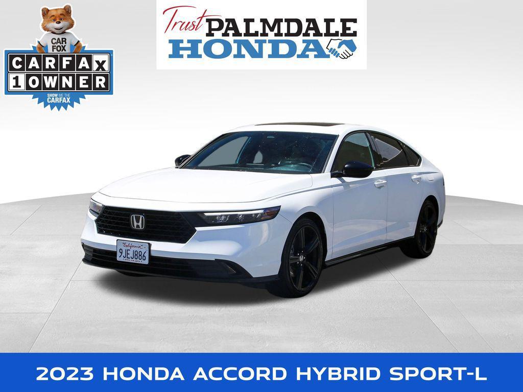 used 2023 Honda Accord Hybrid car, priced at $27,651