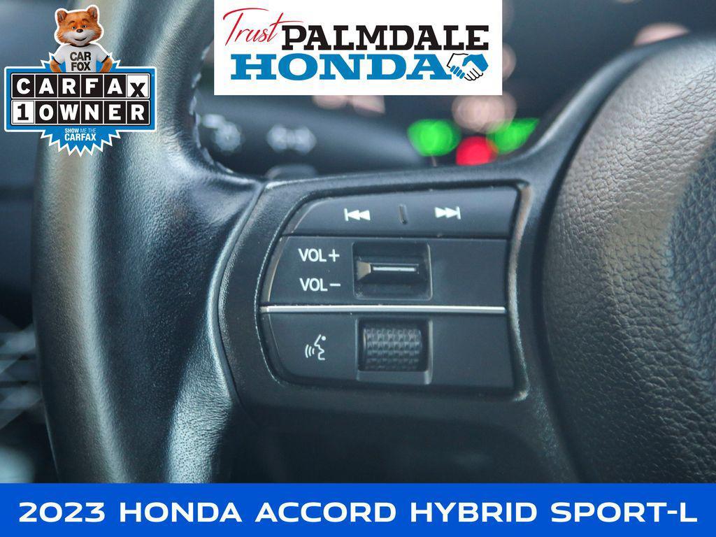 used 2023 Honda Accord Hybrid car, priced at $27,651