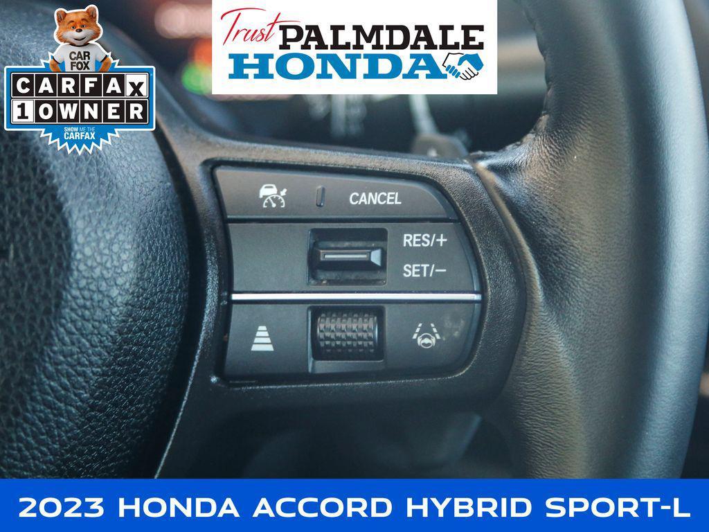 used 2023 Honda Accord Hybrid car, priced at $27,651